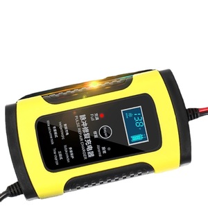 European Plug 12V 6A Car &amp; Motorcycle Battery Charger with Voltage <strong>Detection</strong> &amp; One-Button Repair <strong>Function</strong> 1-Year Warranty - Product Image 1