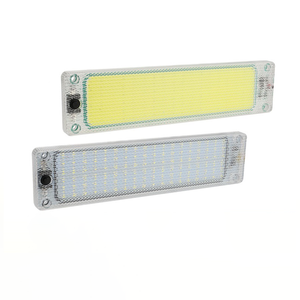Süper parlak beyaz 12V-24V kendinden yapışkanlı araba LED Dome çatı tavan işık kamyon 72SMD COB iç okuma işık - Product Image 1