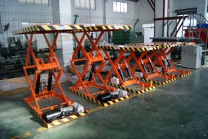 Plataforma de elevación hidráulica fija Elevador de tijera fijo eléctrico Banco de trabajo de carga y descarga de almacén - Product Image 6