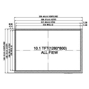 10,1 Zoll 1280*800 kapazitives Touch-Display-Modul Raspberry Pi-kompatibles CTP-PCBA mit Bedienfeld für LCD-Geräte - Product Image 3