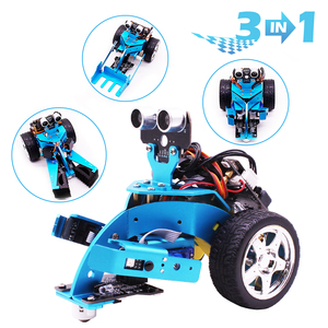 Yahboom DIY bildung Python und grafische programm microbit V2 smart roboter kit mit aufzug und clip pack kompatibel mit v 1.5