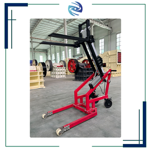 Ahorro de tiempo Mejor control Carga Descarga 500kg 700kg 1,7 m Apilador de elevación de brazo de flexión hidráulico eléctrico para contenedor de camión
