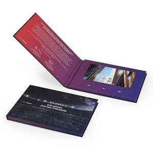 Promotional LCD <strong>Video</strong> Player Brochure 7 Inch LCD Screen <strong>Video</strong> Card Brochure for <strong>Video</strong> Advertising - Product Image 2
