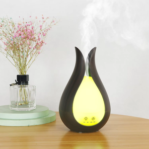 200ml Wood Grain Aromatherapy <strong>Humidifier</strong> Wireless Remote Control Cool Mist Electric Aroma <strong>Diffuser</strong> <strong>With</strong> <strong>Timer</strong> - Product Image 1