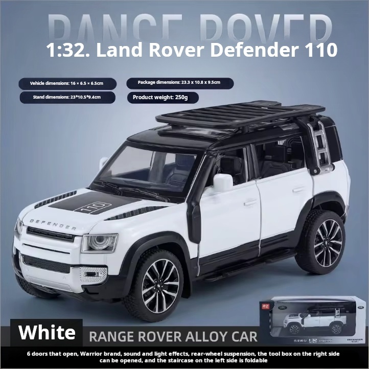 1/32 Land Rover Defender White