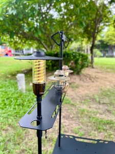 נייד עמיד למים חיצוני מחנאות הוביל מנורת סוג-ג נטענת שולחן קמפינג תליית אור - Product Image 4