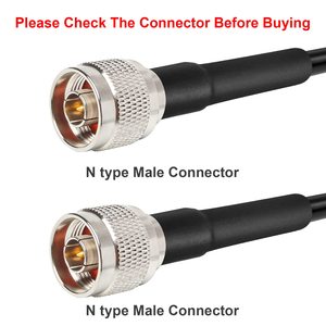 Tùy chỉnh RF N nam để N nam đồng trục Cáp mở rộng 50 Ohm tổn thất thấp tinh khiết đồng loại N lmr240 cáp thông tin liên lạc - Product Image 2