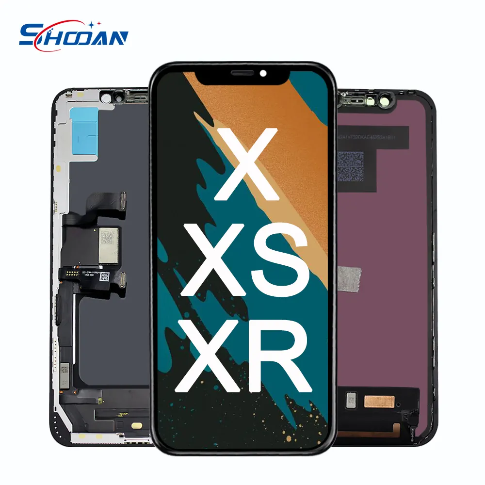 Digitalizador de celular para iphone, display lcd, tela touch, de oem, para substituição, para iphone x, 10, xr, xs, max