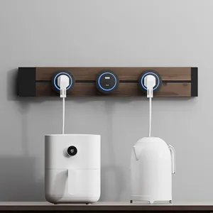 Toma de corriente inteligente Touchmi ajustable montada en superficie, toma de corriente de escritorio USB tipo C completamente funcional