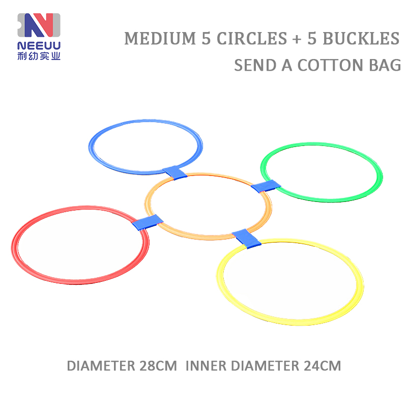 Couleur Medium 28cm (5 cercles + 5 boucles)