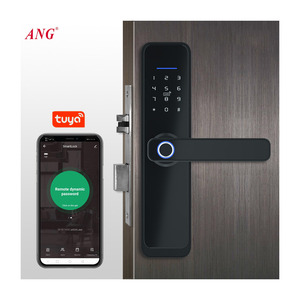 ホテルメタルデジタルパスワードWifi指紋キー付きエントリーメタルドア用スマートロック - Product Image 1