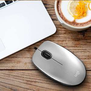オリジナル100% LogitechM111ワイヤードミュートマウス1000DPI3ボトムスゲーミングマウスカーソルコントロールプラグアンドプレイマルチシステム - Product Image 5