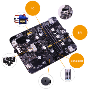 Yahboom Eigenmarke STEM-Programmierung Pädagogischer Mikrobit-Spielzeug roboter Basierend auf Bbc Micro: Bit V2 Kompatibel mit Micro bit V1