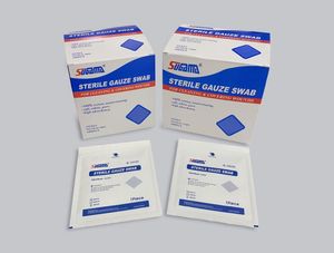 Steril gazlı bezlerden 10x10 12ply ile veya olmadan xray tespit - Product Image 5
