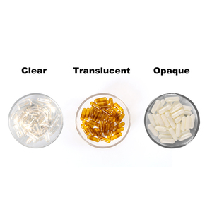 Leere benutzer definierte Kapsel transparente Farb spezifikationen Gelatine Pflanze Halal schnell auflösende Kapsel hülle - Product Image 4