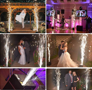 650w Fireworks Fountain Sparkler Remote <strong>DMX</strong> <strong>Control</strong> Cold Spark Machine for Wedding Stage Djs - Product Image 6