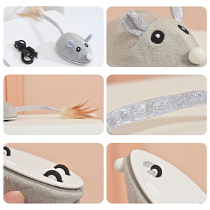 เมาส์ไฟฟ้าอัจฉริยะแบบอินเตอร์แอคทีฟของเล่นสำหรับแมว - Product Image 4