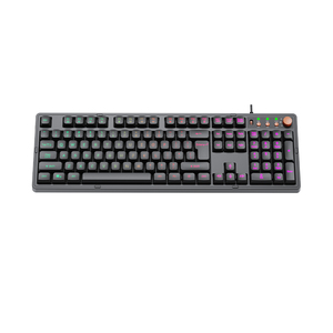 104 <strong>Keys</strong> Wired Membrane <strong>Keyboard</strong> US Layout Lighting Volume Knob <strong>Computer</strong> <strong>Keyboard</strong> for Office - Product Image 2