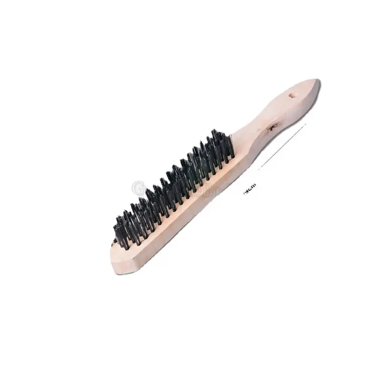 GNBWELD GNBWB-01 Wooden Handle Cleaning and Polishing Stainless Steel Carbon Steel Wire Brush