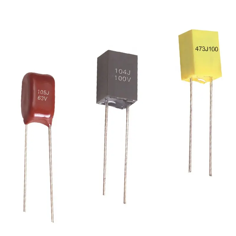 Condensadores de corrección de Caja Mini hechos a medida Fábrica de condensadores de película de poliéster metalizado