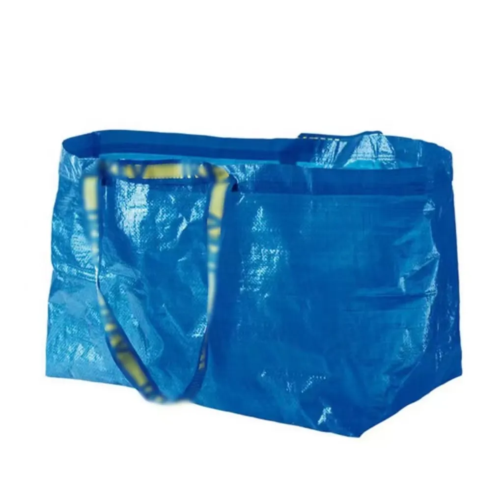 Şeffaf bakkaliye seyahat yaşam tarzı promosyon ucuz Frakta alışveriş tuval tote çanta polipropilen çanta