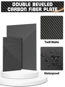 Sợi Carbon tấm 100% 3K sợi carbon Laminate tấm Twill dệt Matt bề mặt bảng điều khiển tấm 0.5-80mm Độ dày - Product Image 5