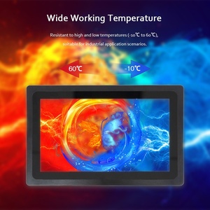 17 Zoll eingebetteter wasserdichter kapazitiver Touchscreen-Monitor All-in-One-Industrie computer Intel I3 CPU Linux OS Lüfter loses HMI - Product Image 4