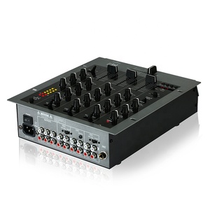 M4 Dj denetleyici USB ile ses mikseri 3 kanal ses ses mikseri konsolu - Product Image 5