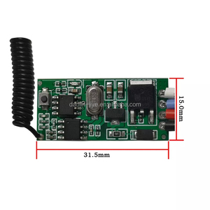 433 MhzRFリモートコントロールワイヤレススイッチDC3.6V 5V 12V 24V 1CHRFリレー受信機2CH送信機ドア電磁ロック用 - Product Image 6