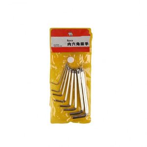 DIY ve mekaniği için profesyonel araçlar ağır 8 adet metrik Allen anahtarı Set (1.5/2.0/2.5/3.0/3.5/4.0/5.0/6.0mm) - Product Image 1