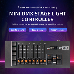 2025 Großhandel Mini Stage Light DMX-Beleuchtungs konsolen DMX DJ Light DJ-Controller 40-Kanal-Controller/DMX-Steuerung mit Akku - Product Image 2