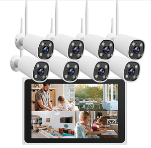 <strong>Wireless</strong> Home <strong>Security</strong> <strong>System</strong> Cameras Set Wifi 2MP 3MP 5MP Tuya NVR Camera Kit With Screen - Product Image 1