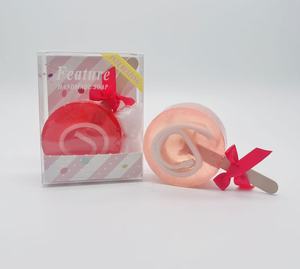 Sapone di riempimento con rotolo di uova fatto a mano giallo e blu affascinante sapone rotondo sapone antibatterico per casa e ritorno a scuola - Product Image 4