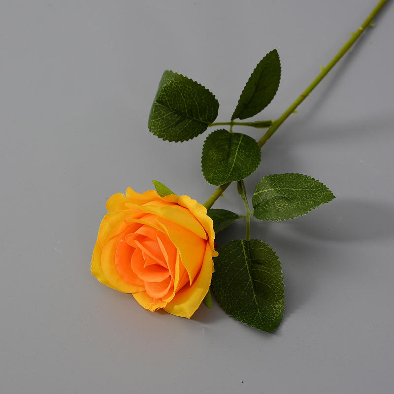 7cm Soie Brut Orange