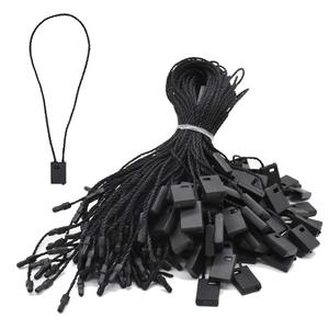 7 "1000 Uds. Cadena de etiquetas colgantes de nailon negro Pin de bloqueo a presión sujetador de bucle lazos de gancho fácil y rápido de colocar - Product Image 1