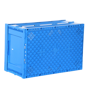 Heavy Duty <strong>Euro</strong> Stack and Collapsible Plastic Storage Folding <strong>Box</strong> for Warehouse and AS/RS - Product Image 4