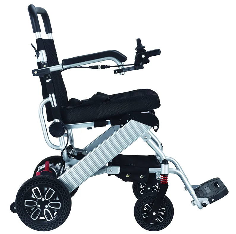Sedia a rotelle elettrica leggera di alluminio pieghevole rampicante della scala di qualità eccellente per i disabili