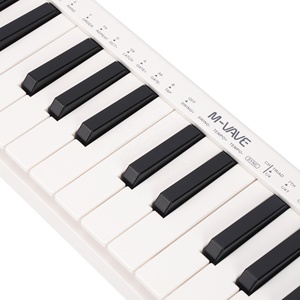 Controlador de teclado MIDI portátil de 25 teclas Mini instrumento inalámbrico inteligente con función multifunción - Product Image 3