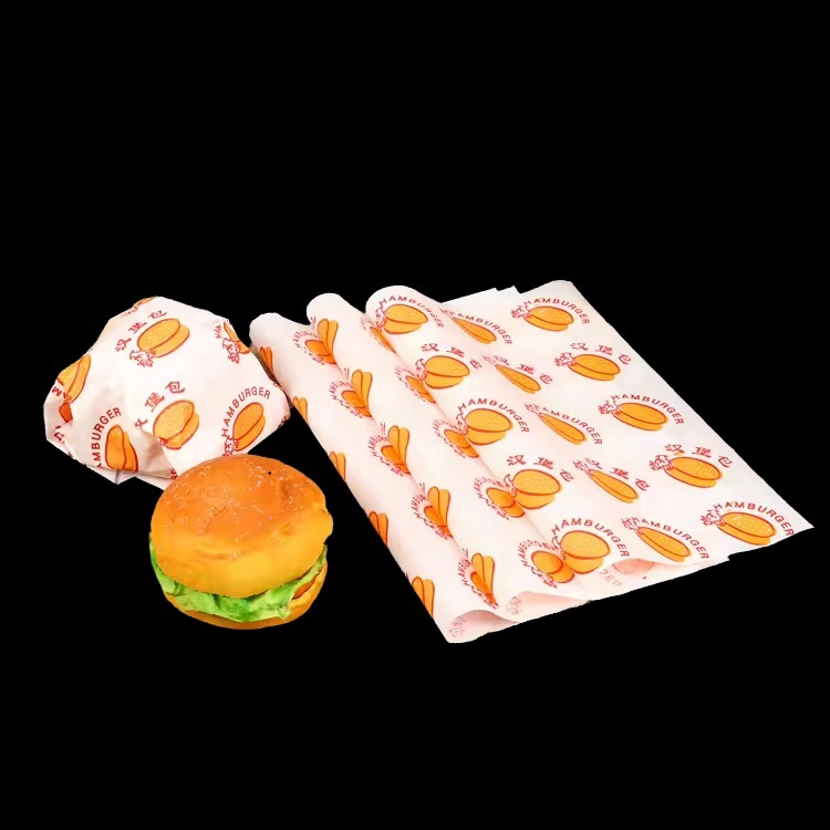 Papier d'emballage personnalisé pour burgers