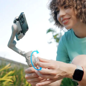 סיבוב 360 אוטומטי פנים מעקב אחר מחוות שליטה 3 ציר חצובה מצלמה יד טלפון טלפון חכם <span class=keywords><strong>gimbal</strong></span> מייצב - Product Image 5