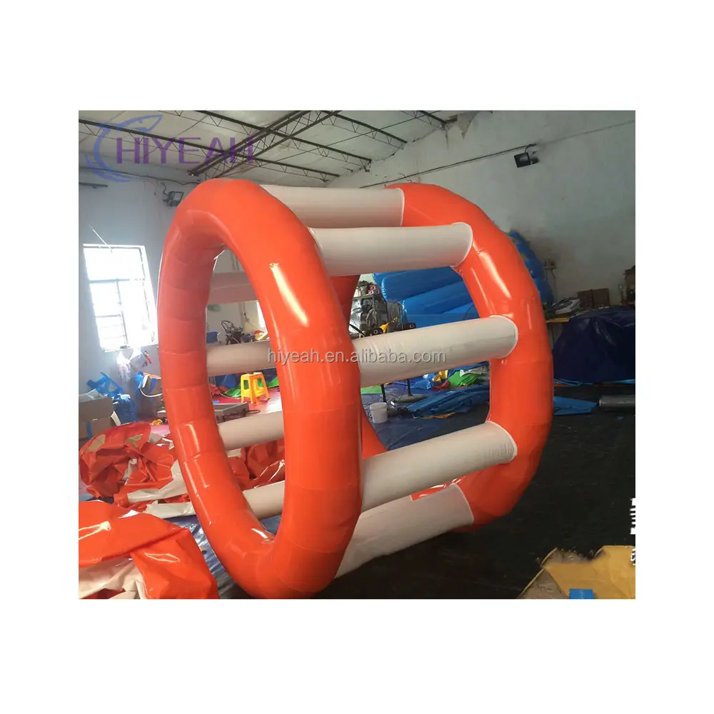 Gonflable drôle piscine jouets eau rouleau ballon gonflable eau courante balle gonflable roue d'eau gonflable