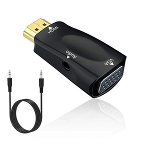 Hdmi-uyumlu VGA kablosu dönüştürücü erkek dişi adaptör 3.<span class=keywords><strong>5mm</strong></span> <span class=keywords><strong>Jack</strong></span> ses HD 1080P PC dizüstü Tablet <span class=keywords><strong>5mm</strong></span> dış bilgisayar için