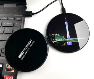 Yeni kablosuz hızlı şarj 15W destek hızlı şarj mobil şarj kablosuz iPhone ve android için LED ışık logosu - Product Image 2