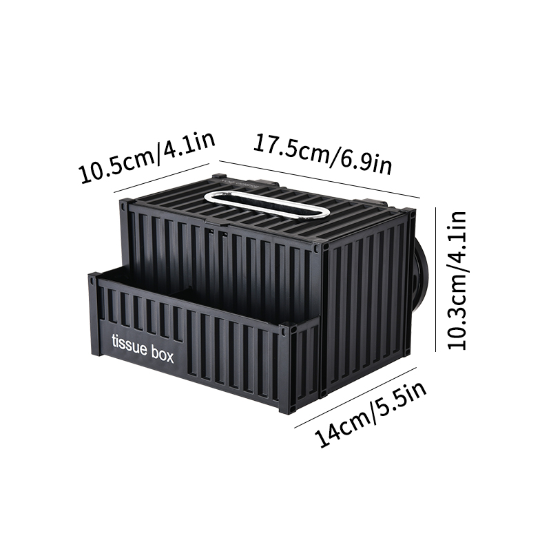 Black 17.5*14*10.3cm with cup holder