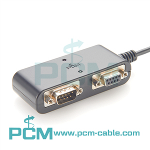 应用USB至RS232 2端口DB9串行适配器Multi-2U RS232 USB 2.0 DB9公闩锁USB连接器 - Product Image 6