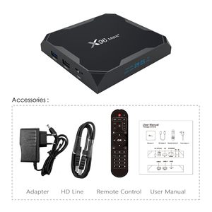 Nueva llegada para X96 Max + Android TV Box con procesador S905X3 4GB RAM 32/64GB almacenamiento Android 9,0 Smart TV Box - Product Image 4