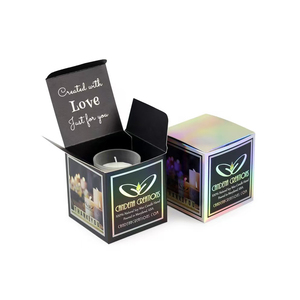 Custom Print Designs Small Empty Tuck in Folding Cosmetic Glass Jar <strong>Oil</strong> Soft Touch Packaging Box Face Cream Jar Paper Boxes - Product Image 6