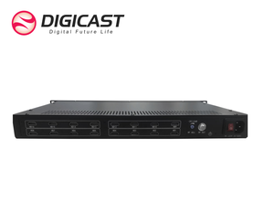 DMB 6100HE 1RU 16 en 1 HD a modulador ágil modulador analógico NTSC o PAL RF para equipos de transmisión de radio y TV - Product Image 3