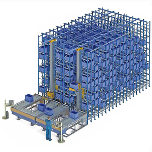 OEM Design Mini <strong>Load</strong> Warehouse ASRS <strong>Automatic</strong> Storage Racking <strong>System</strong> with Stacking Crane