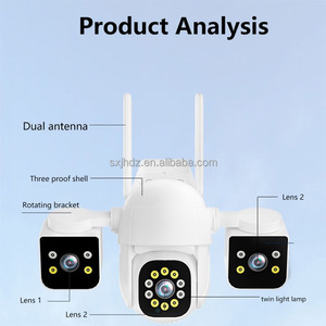 Cámara IP IPC360 de 6MP con zoom 10X, inalámbrica de tres lentes con micrófono incorporado para el hogar y la opción de almacenamiento de datos de seguridad al aire libre - Product Image 6